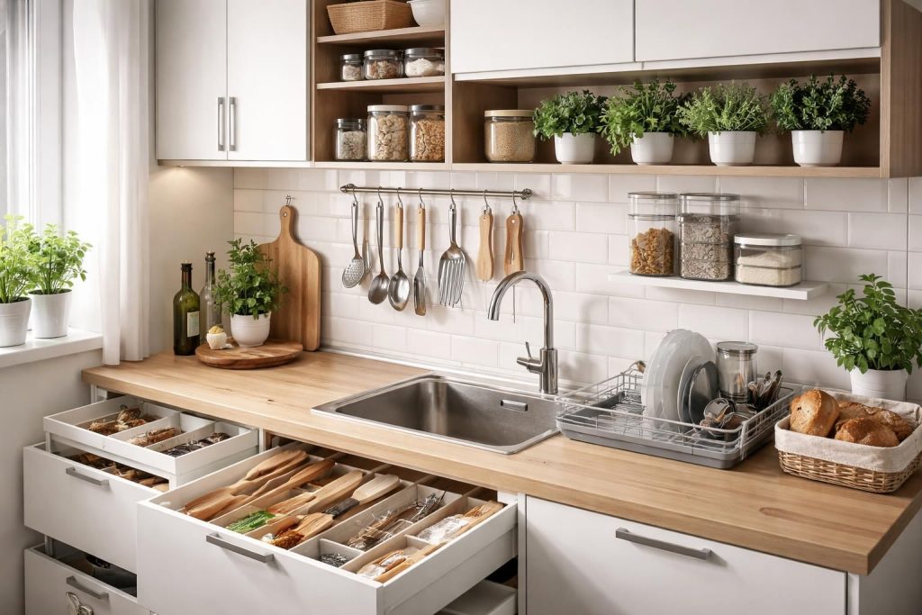 découvrez les accessoires indispensables pour optimiser votre cuisine ikea dans un petit espace et allier praticité et style.