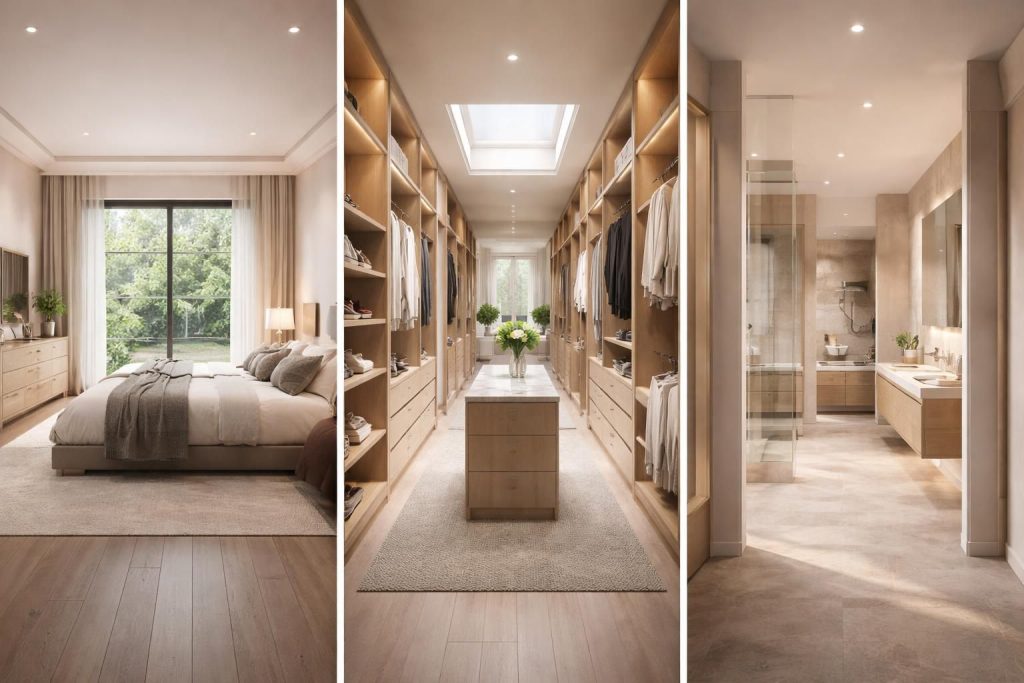 découvrez les éléments essentiels pour concevoir un plan efficace d'une suite parentale en enfilade, alliant fonctionnalité et confort pour une vie quotidienne harmonieuse.