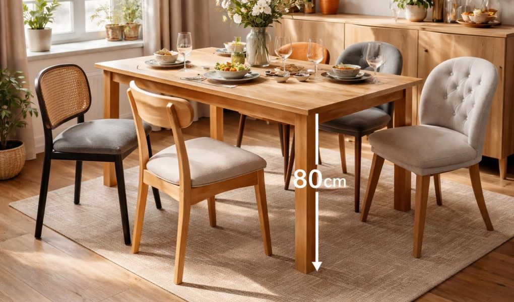 découvrez quelle hauteur de chaise convient le mieux pour une table de 80 cm et explorez les options idéales pour un confort optimal lors de vos repas ou moments de travail.