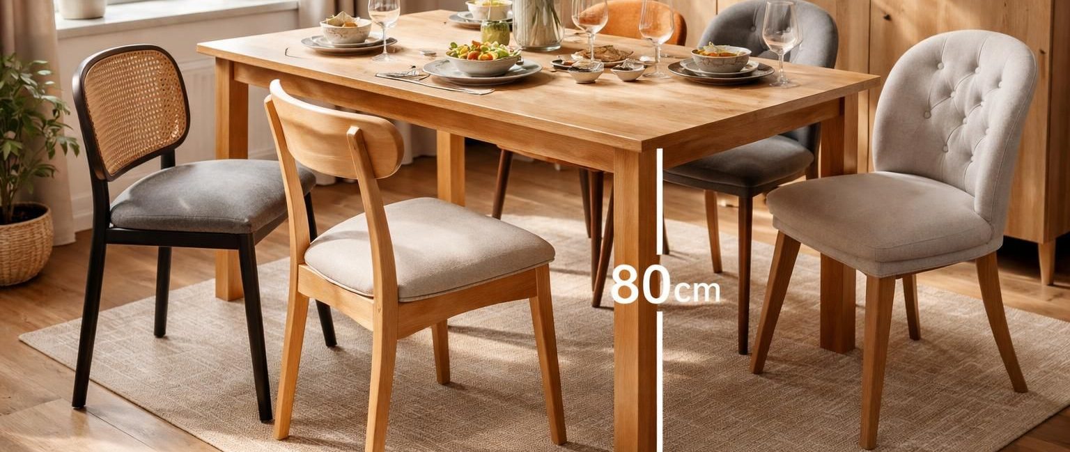 découvrez quelle hauteur de chaise convient le mieux pour une table de 80 cm et explorez les options idéales pour un confort optimal lors de vos repas ou moments de travail.