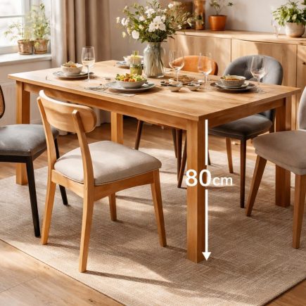 découvrez quelle hauteur de chaise convient le mieux pour une table de 80 cm et explorez les options idéales pour un confort optimal lors de vos repas ou moments de travail.
